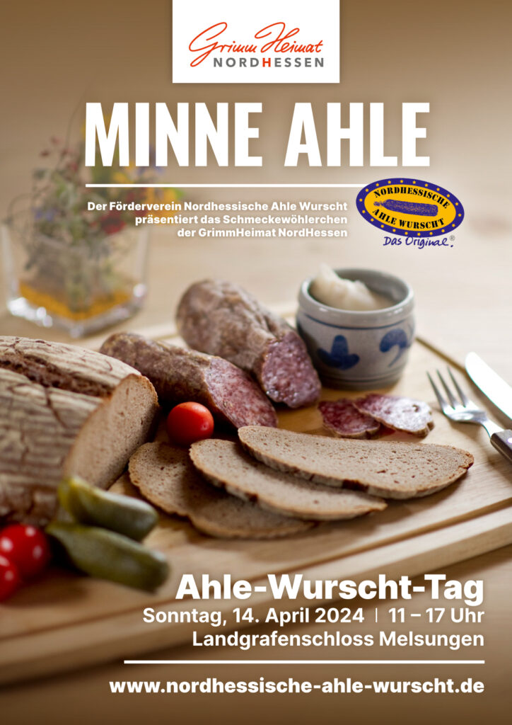 Plakat Ahle Wurscht Tag in Melsungen 2024